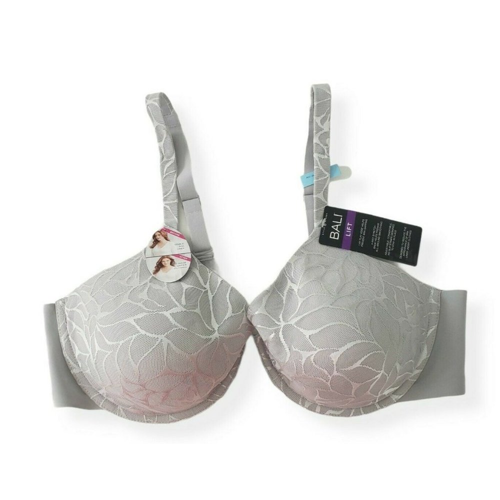 Bali Lift Underwire Bra Style DF0085 Size 40C New Color Gray